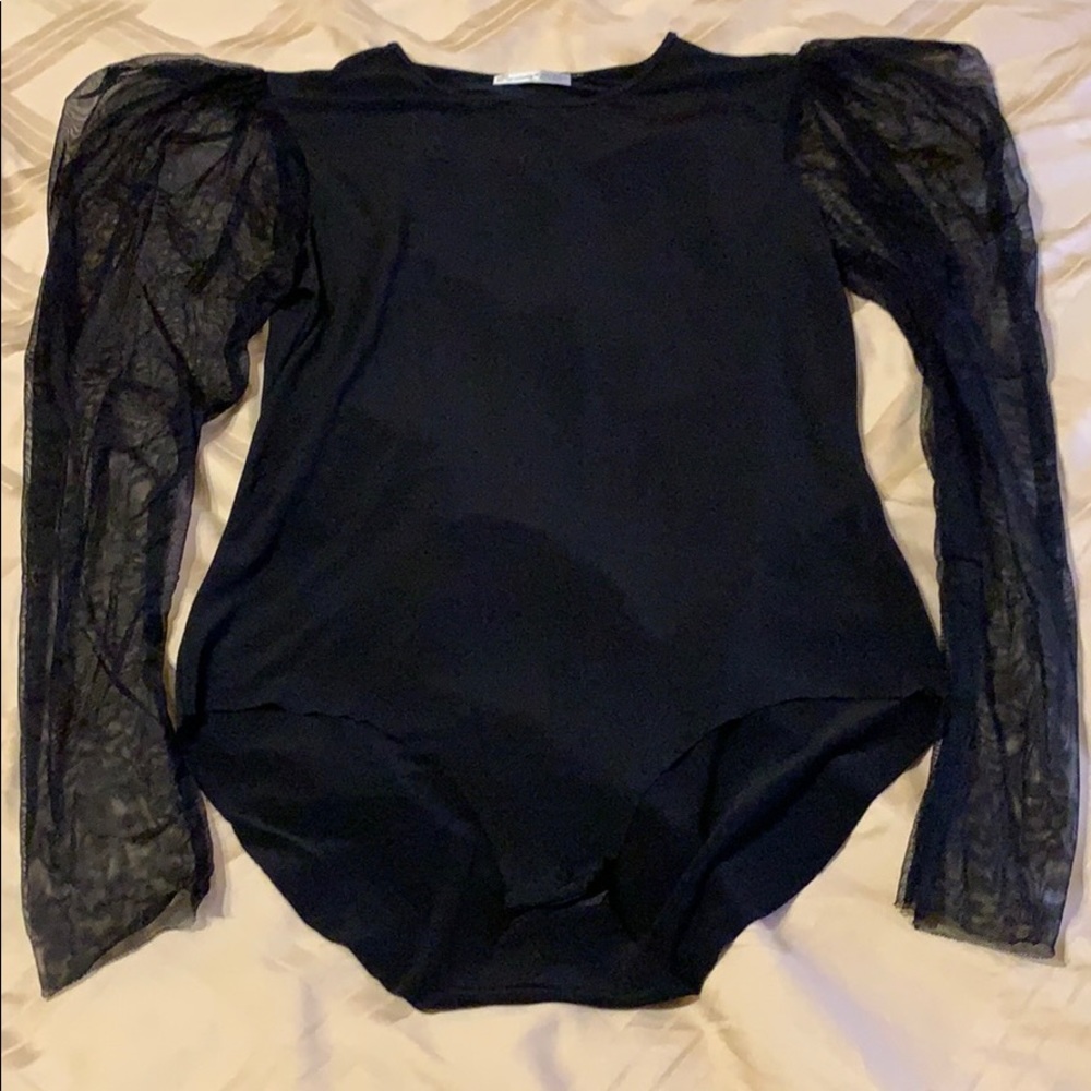 Zara black bodysuit